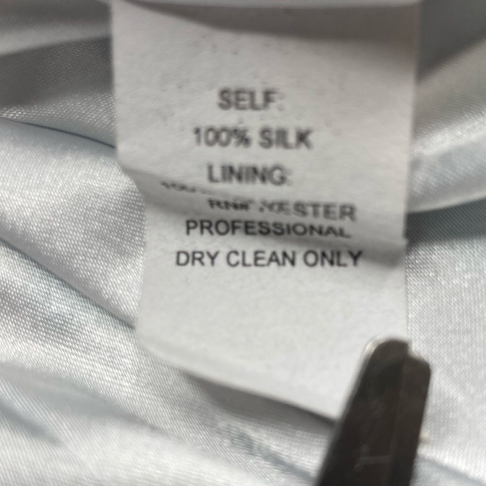 Cache 4 Strapless Fully Lined 100% Silk Dress Blu… - image 5